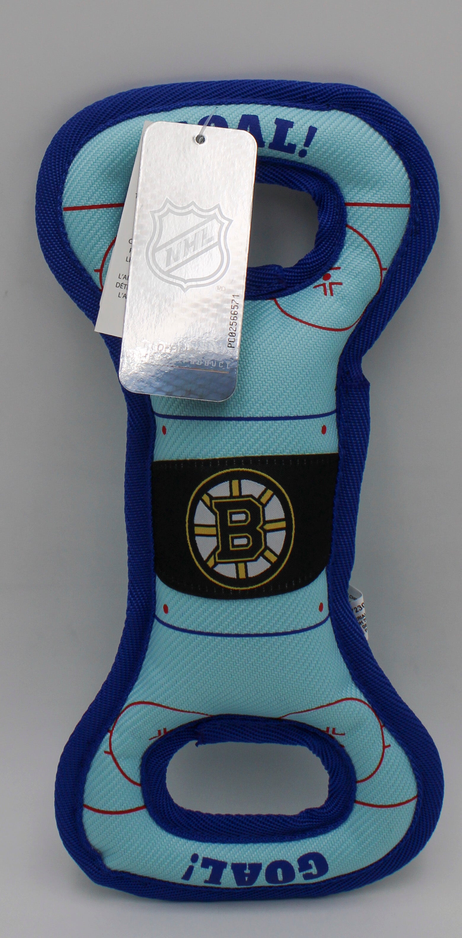NHL  BOSTON BRUINS HOCKEY RINK TUG DOG TOY NI