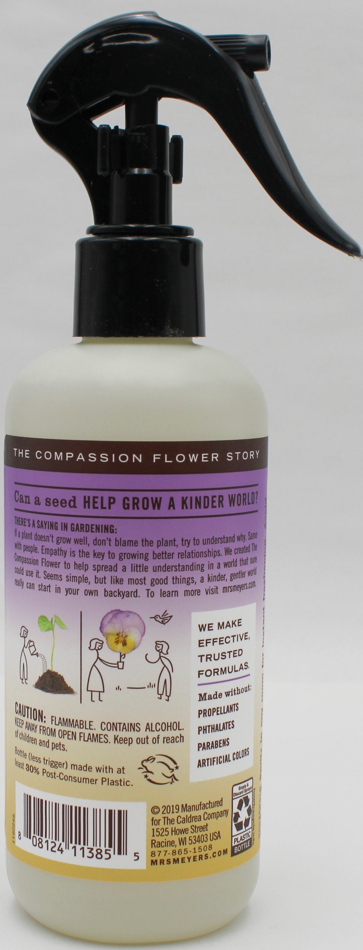 MRS MEYERS ROOM SPRAY COMPASSION FLOWER 8oz