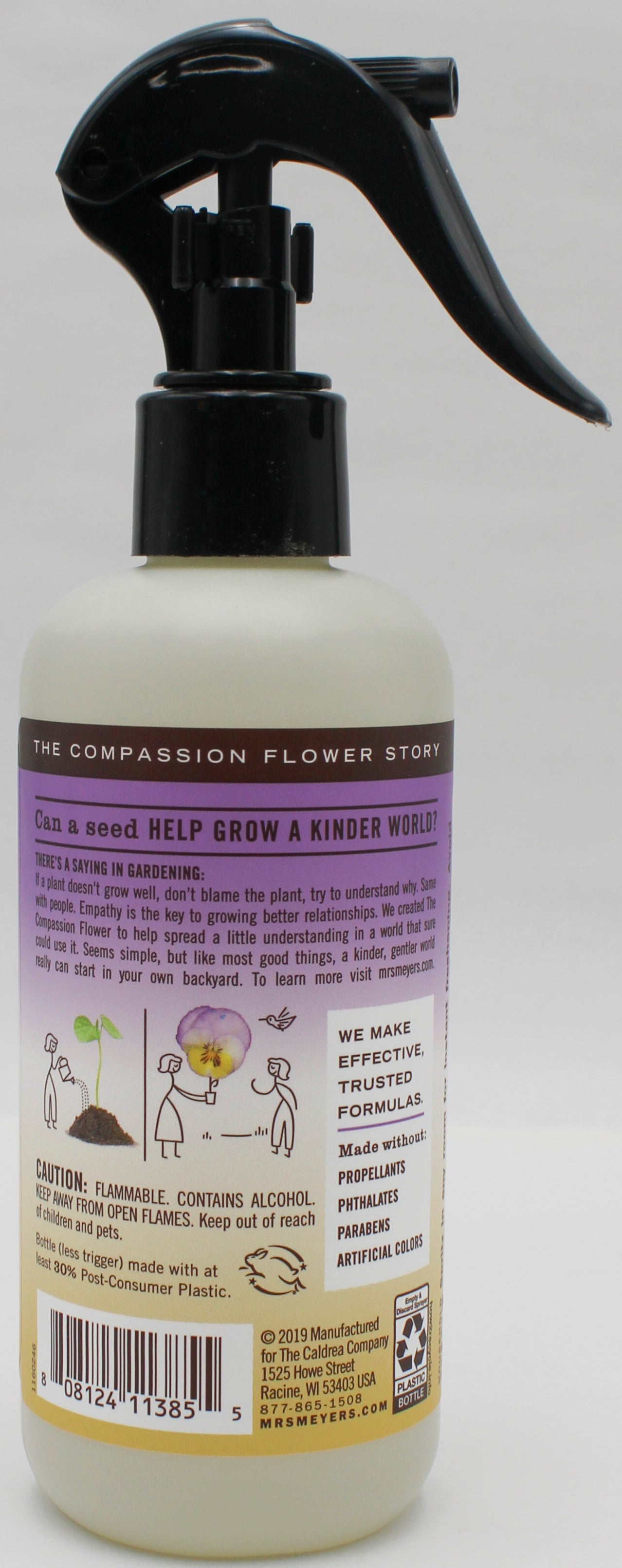 MRS MEYERS ROOM SPRAY COMPASSION FLOWER 8oz