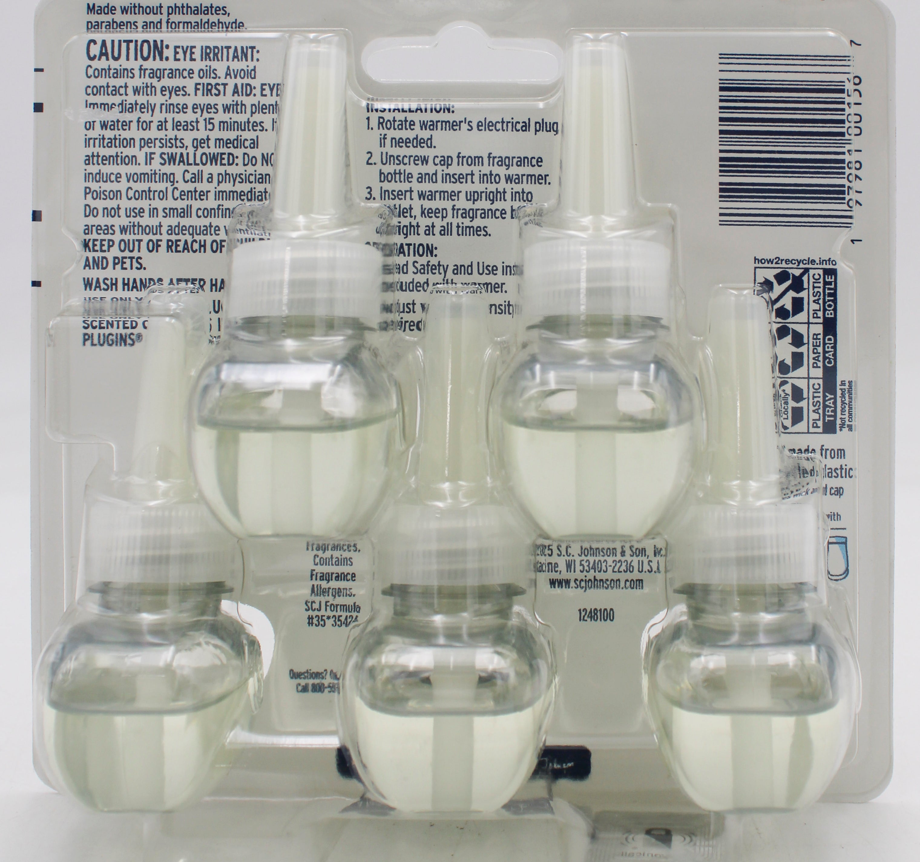 SP GLADE SCENTED OIL 5 REFILLS 0.67oz WARM APPLE & SPICES