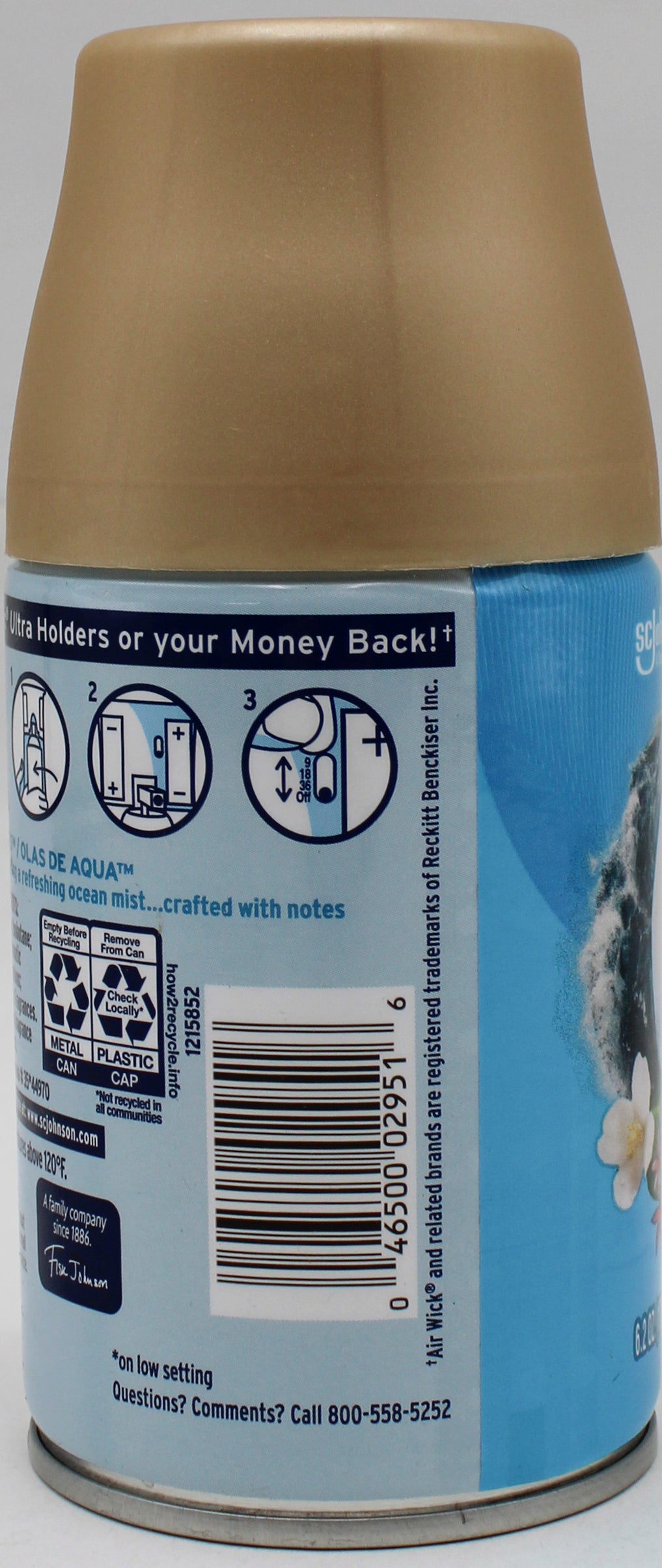 GLADE AUTOMATIC SPRAY REFILL AQUA WOODS 6.2oz US