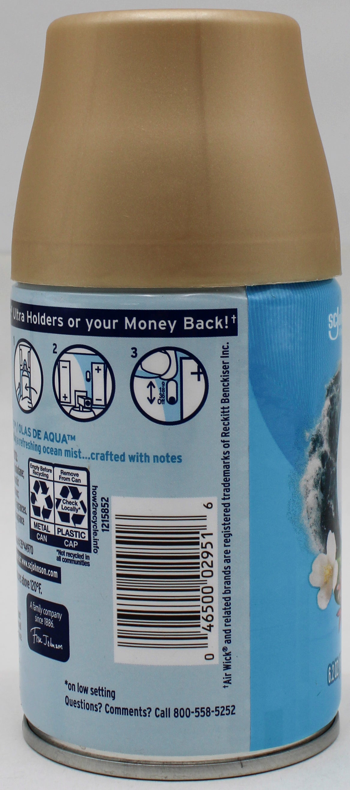 GLADE AUTOMATIC SPRAY REFILL AQUA WOODS 6.2oz US