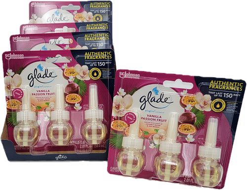 GLADE PLUGINS SCENTED OILS REFILLS 3CT 0.67oz VANILLA PASSION FRUIT US