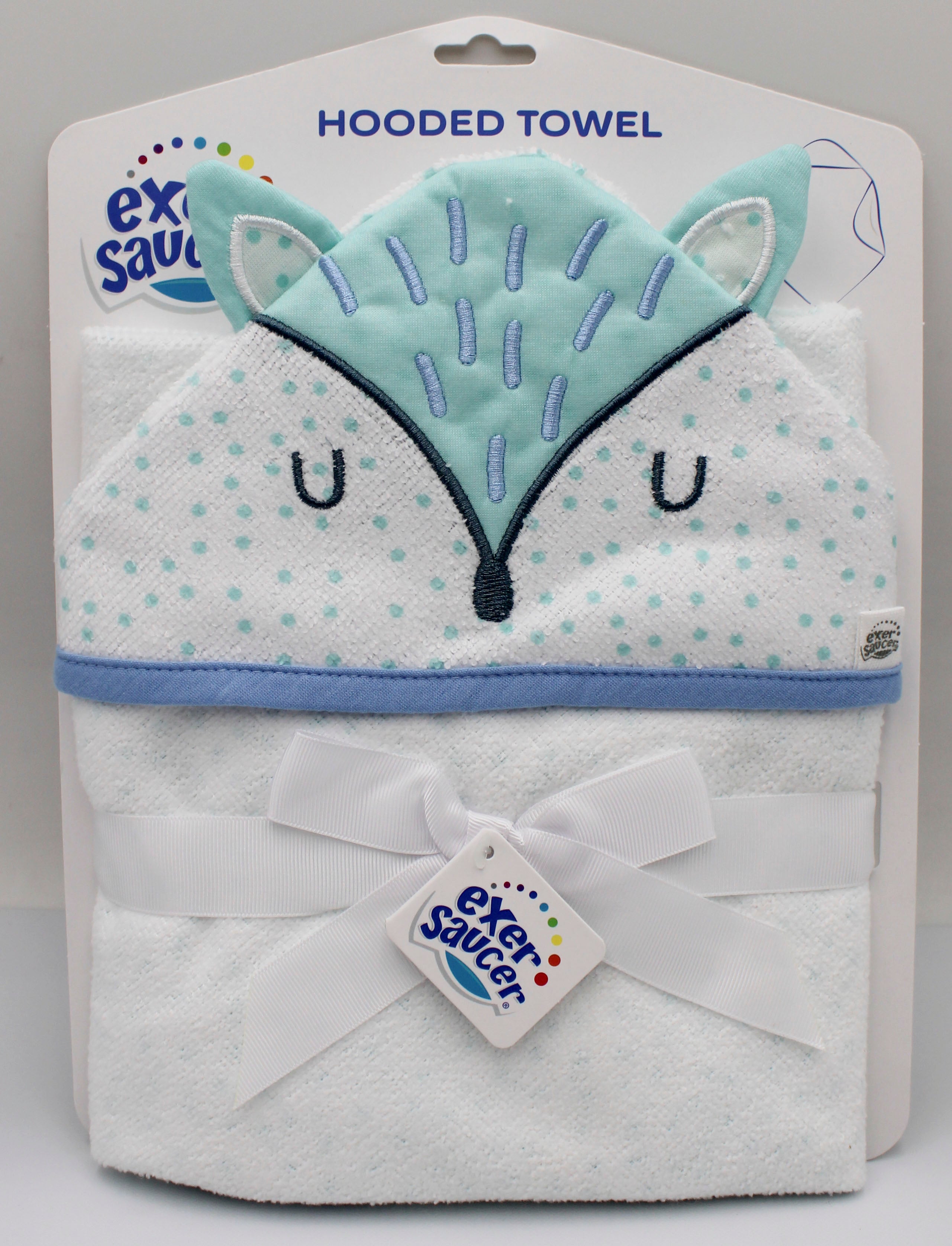 Baby Hooded Towel Blue - Wholesale Baby Towel