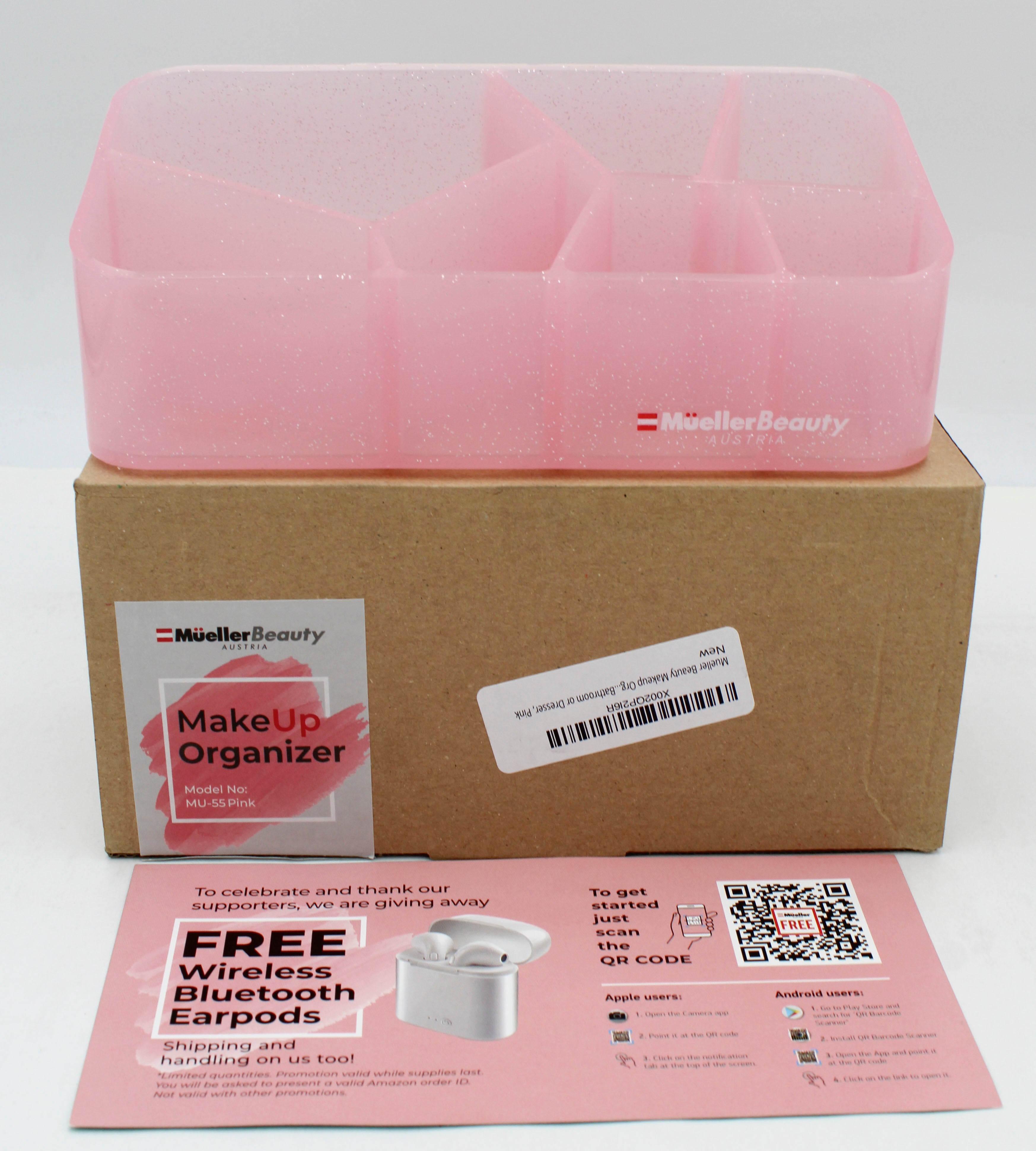 MAKEUP ORGANIZER PINK