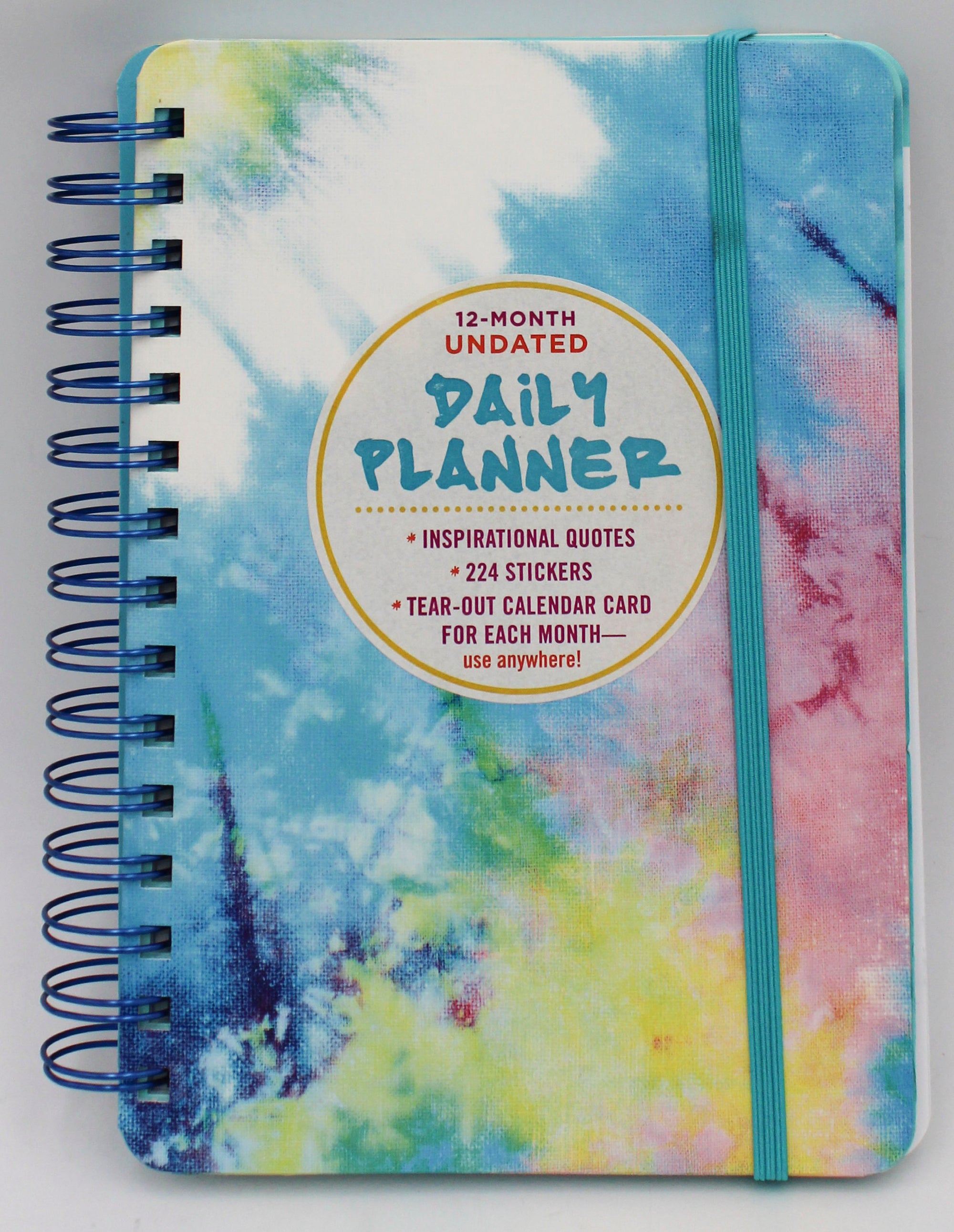 12-MONTH UNDATED DAILY PLANNER 5.75 in x 8.25in  208 pg