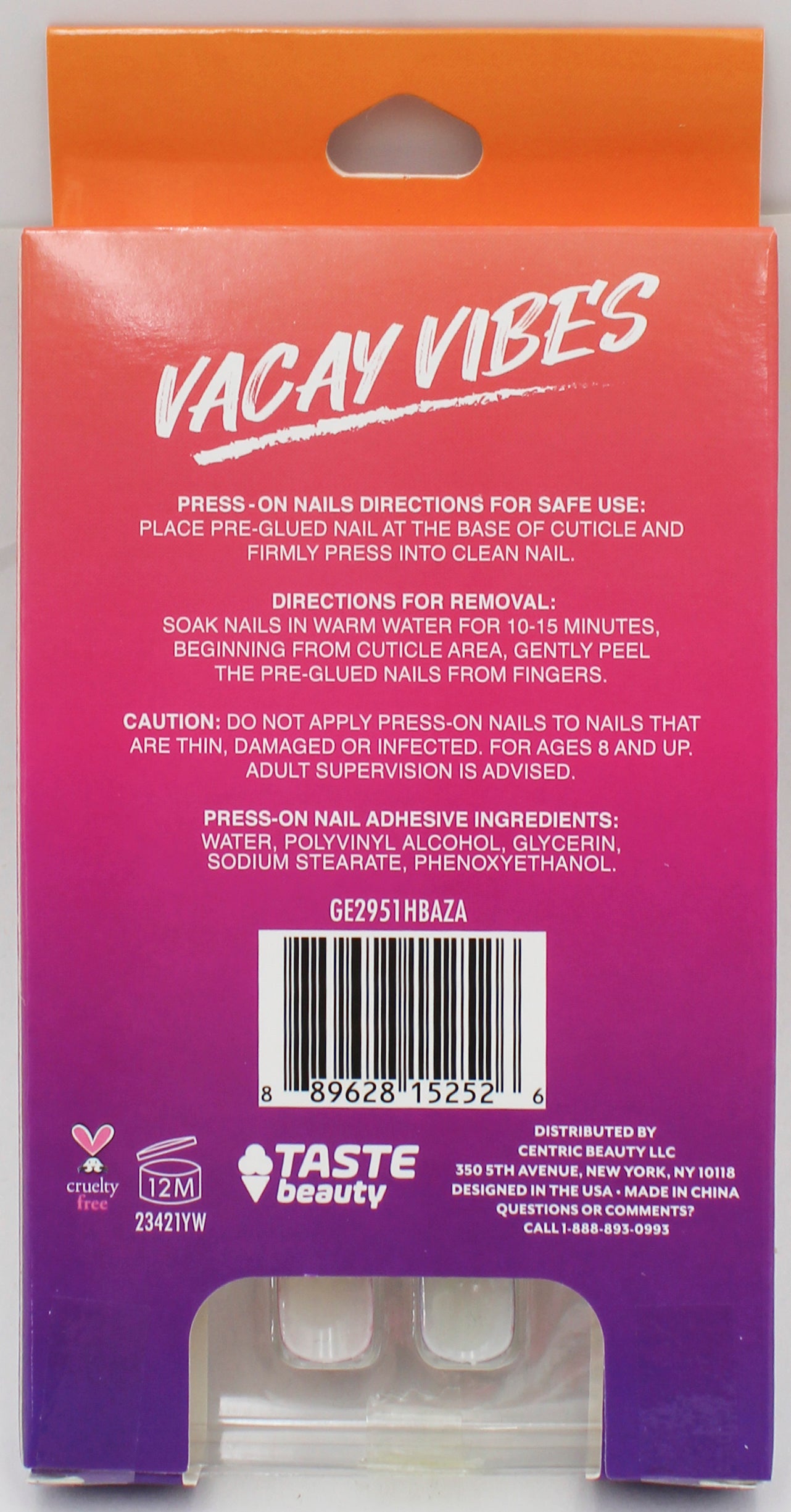 24PC PRESS-ON NAILS - VACAY VIBES NI