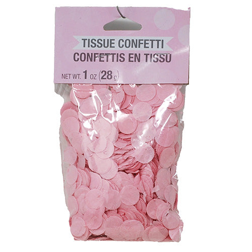 CONFETTI TISSUE-PINK-1oz