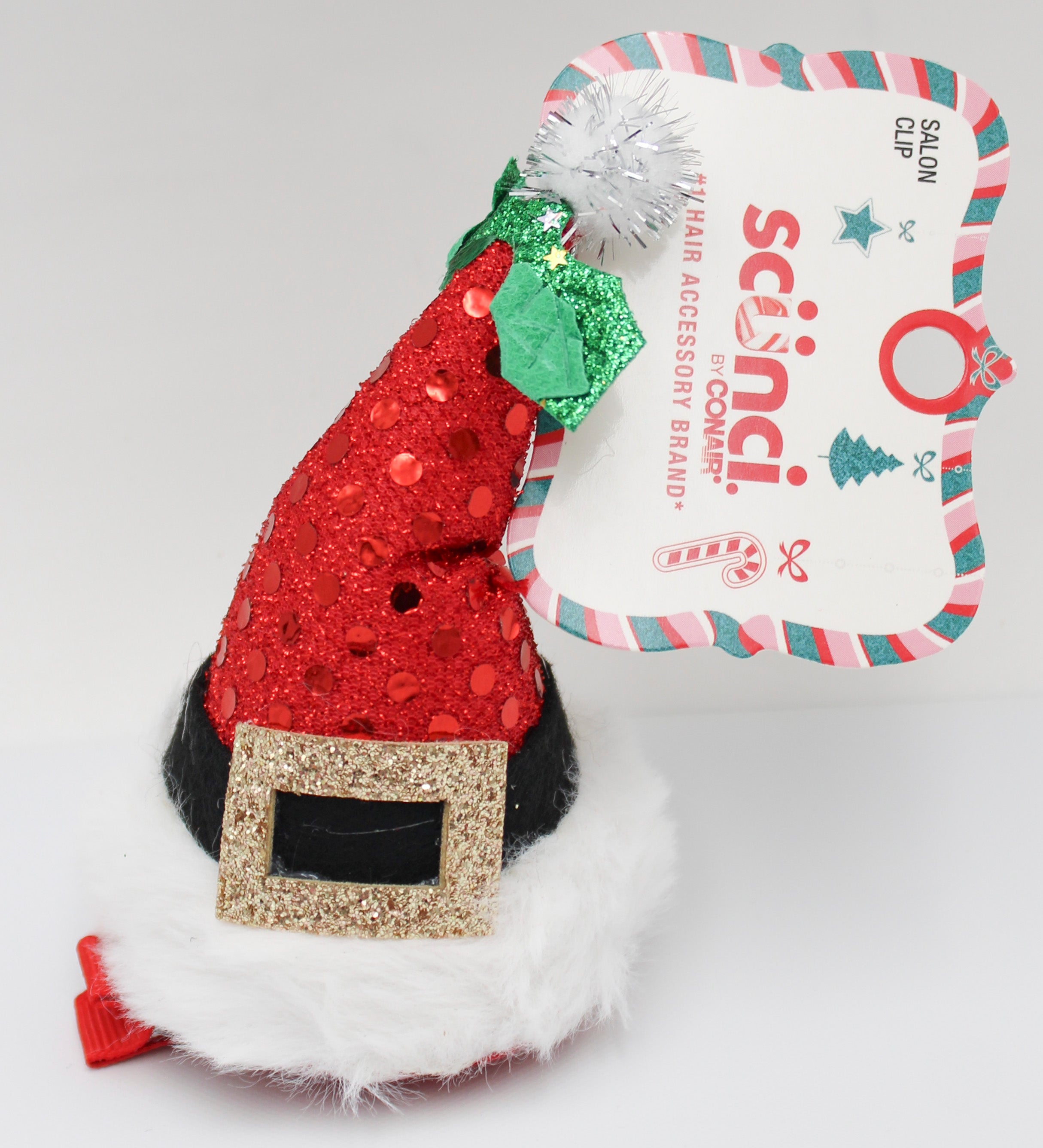 Scrunci Santa Hat Salon Clip – Bulk Pack