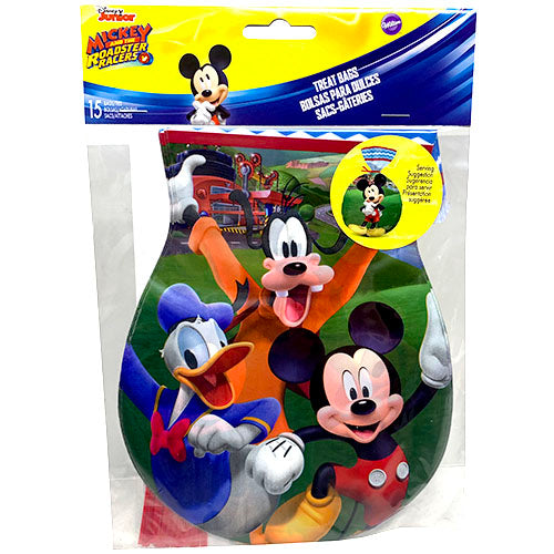 TREAT BAGS 15CT-MICKEY & ROADSTER
