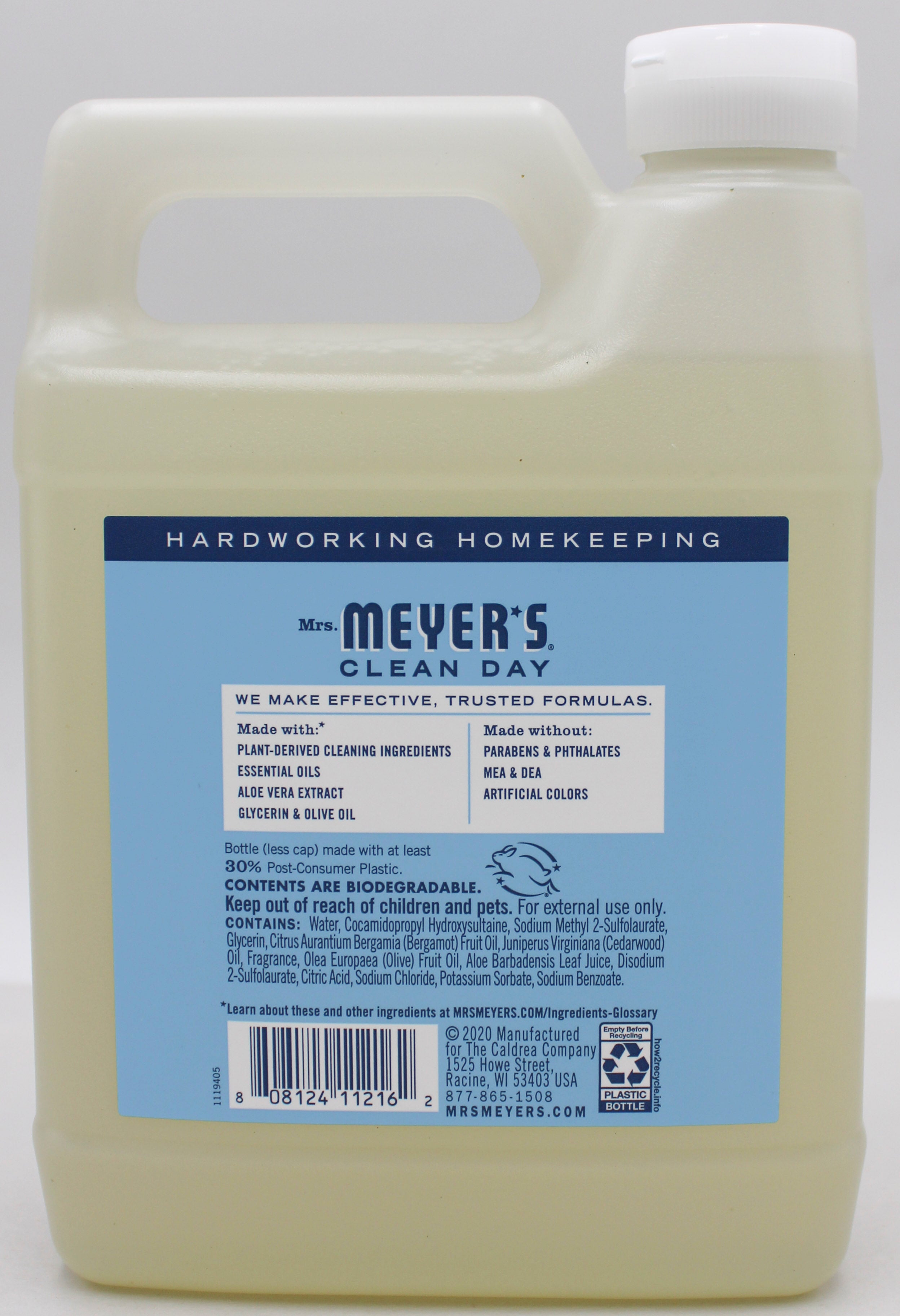 Mrs. Meyer's Hand Soap Refill Rainwater 33oz (US)