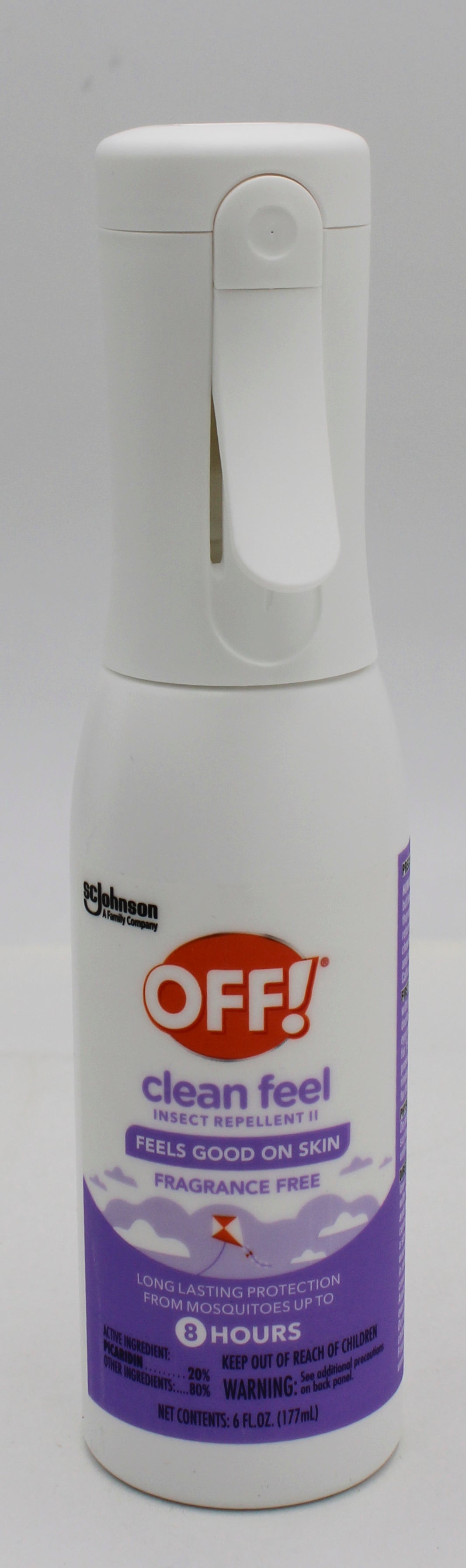 SP OFF CLEAN FEEL INSECT REPELLENT MISTING SPRAYER 6oz FRAGANCE FREE