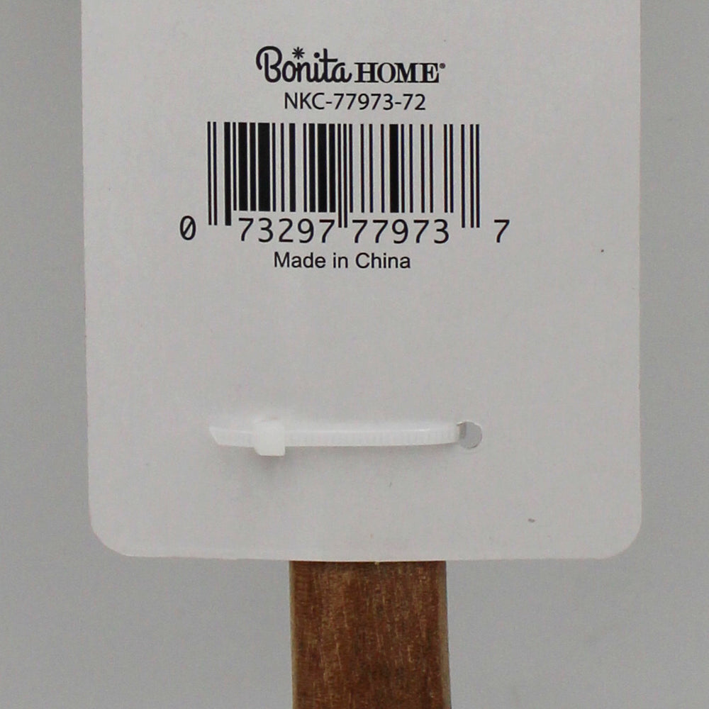 12in Acacia Spatula Silicone Handle
