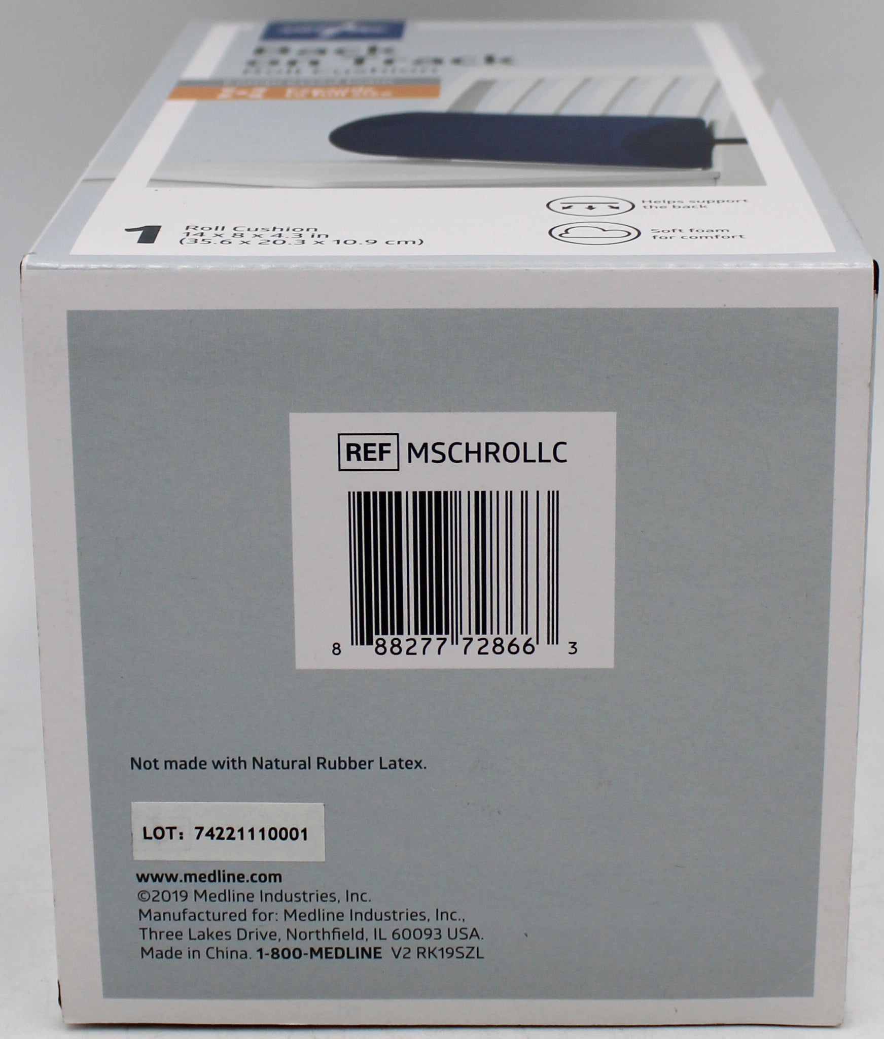 MEDLINE CHAIR ROLL CUSHION NI