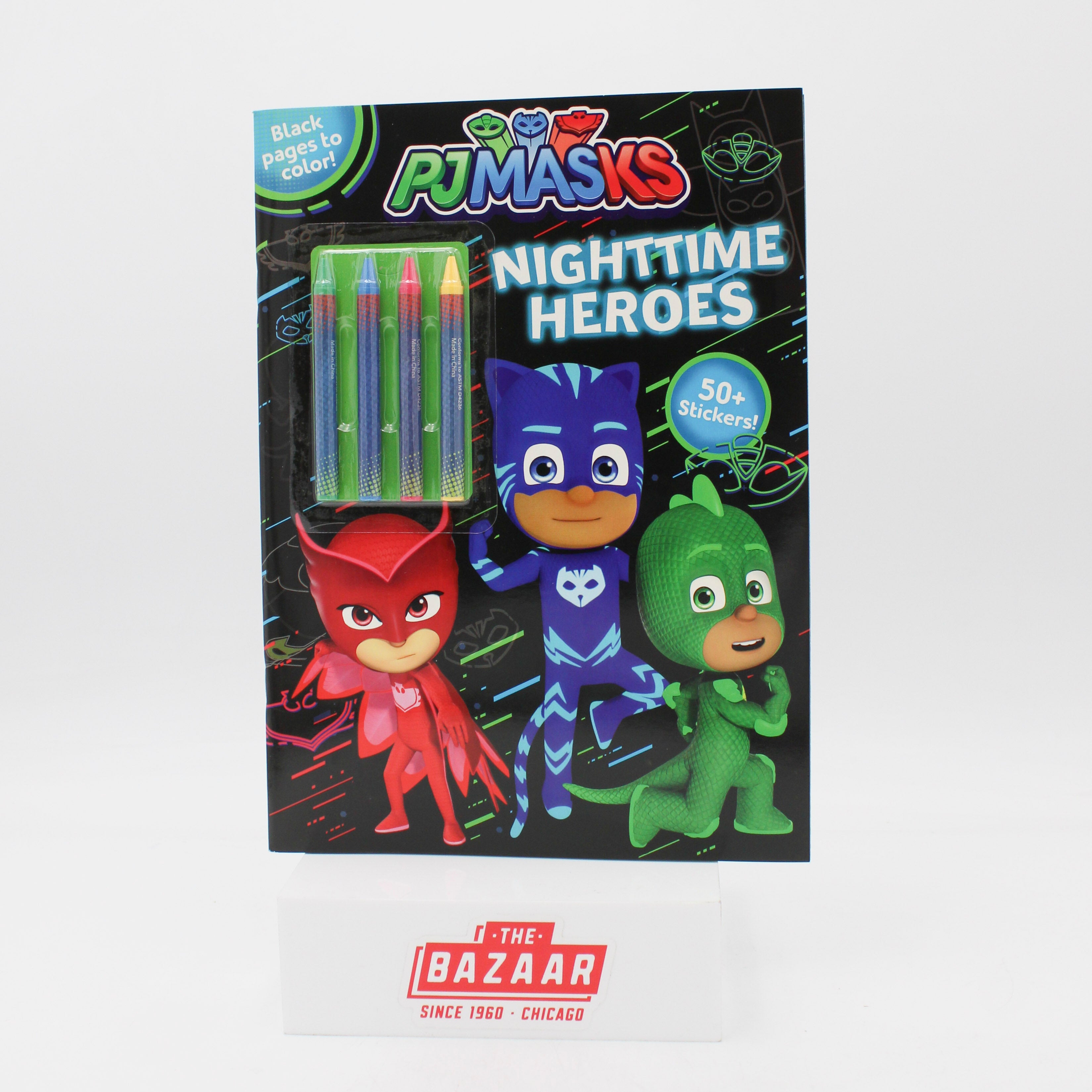 PJ MASKS: NIGHTTIME HEROES HARDCOVER ACTIVITY 48PG PP $6.99