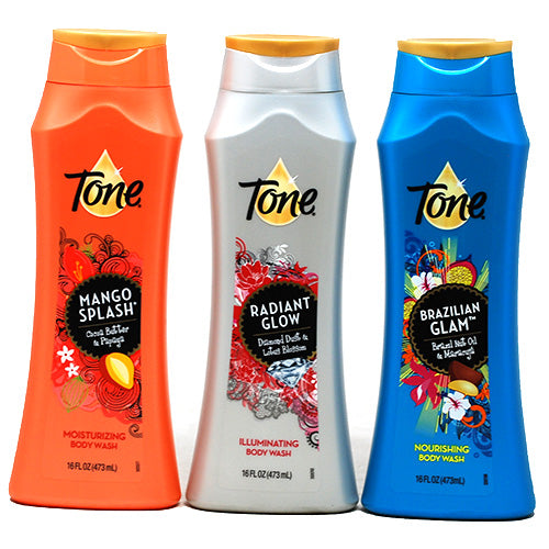 TONE BODY WASH 16oz-ASST DISPLAY