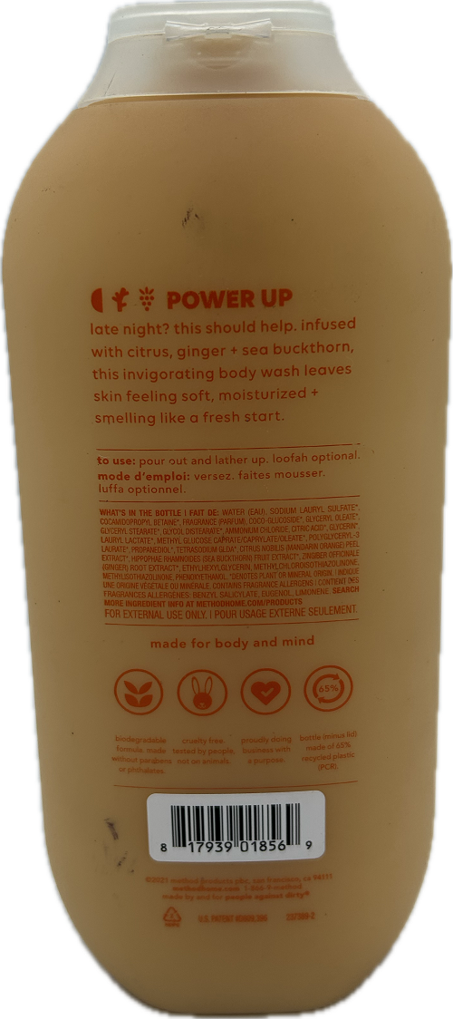 METHOD BODY WASH ENERGY BOOST 18oz NA