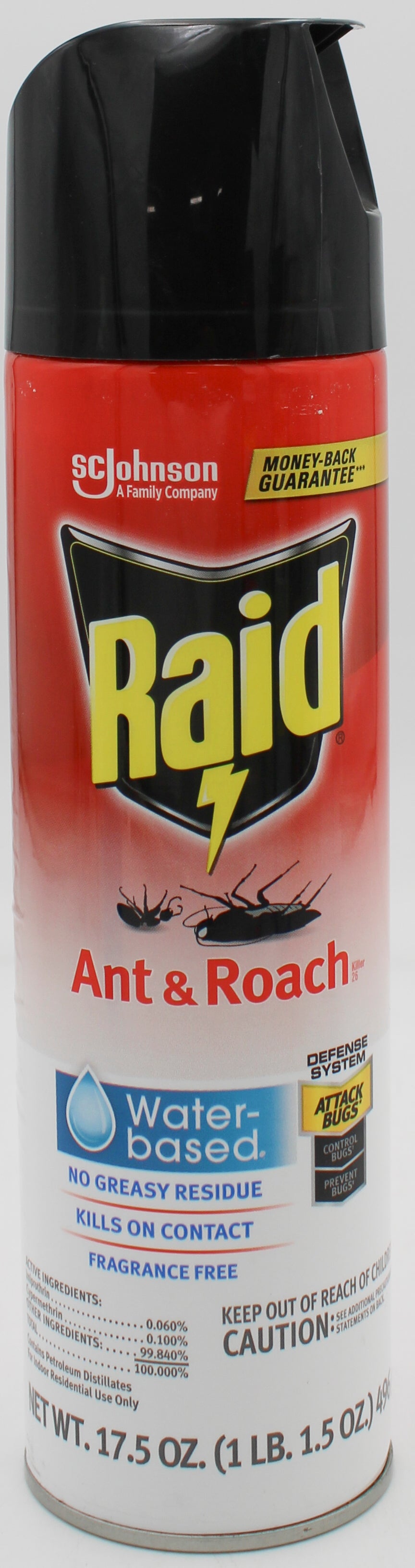 SP RAID ANT & ROACH WATER BASED 17.5oz FRAGANCE FREE