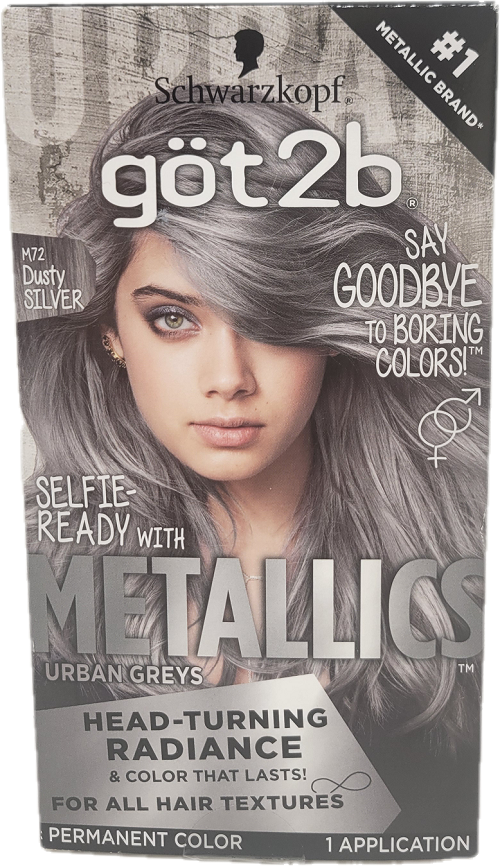 SP SCHWARZKOPF GOT2B METALLICS DUSTY SILVER COLOR