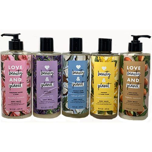 LOVE/BEAUTY BODYWSH 16oz-ASST DSPLY