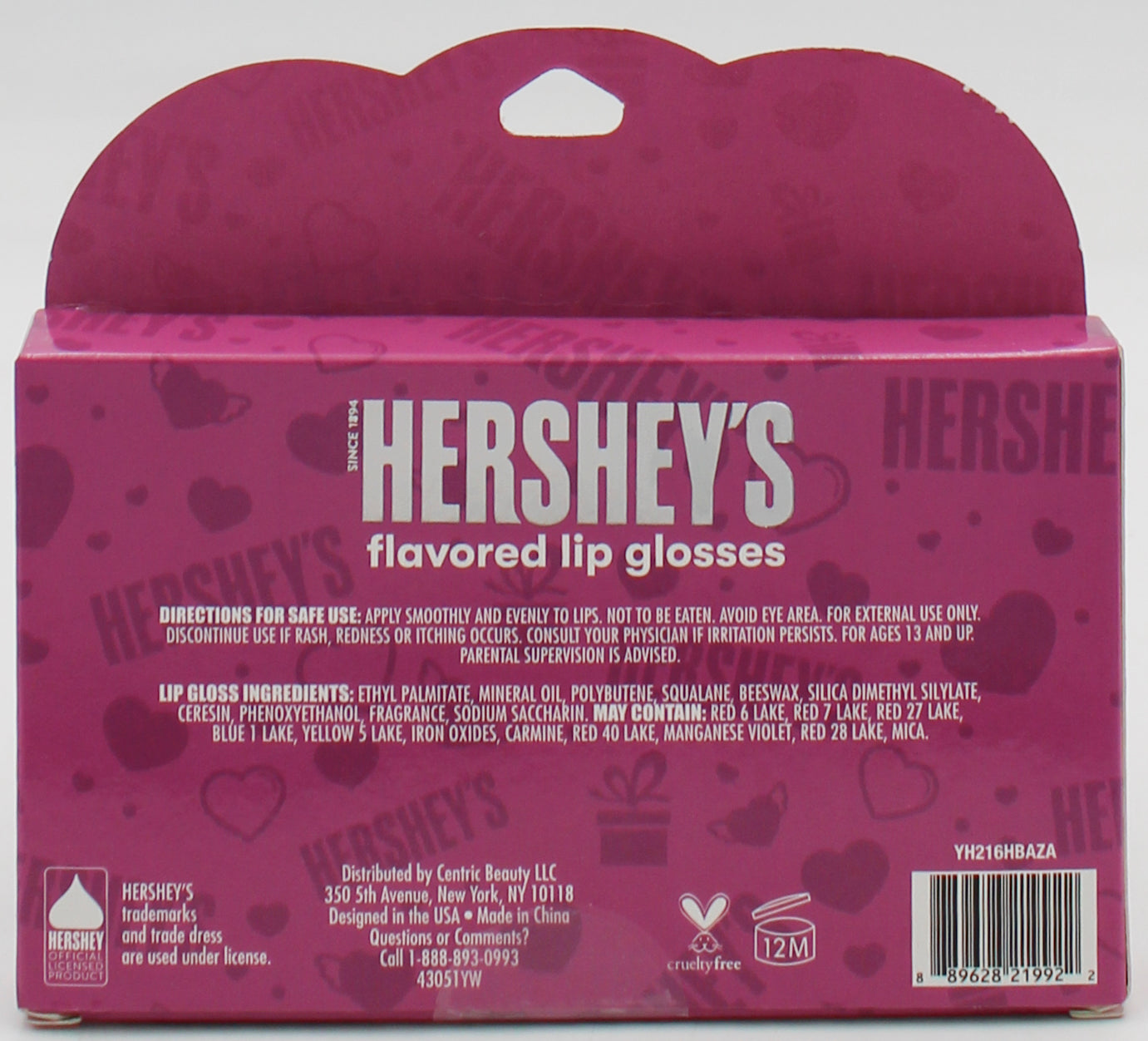 HERSHEY - FLAVORED LIP GLOSS SET 3ct NI