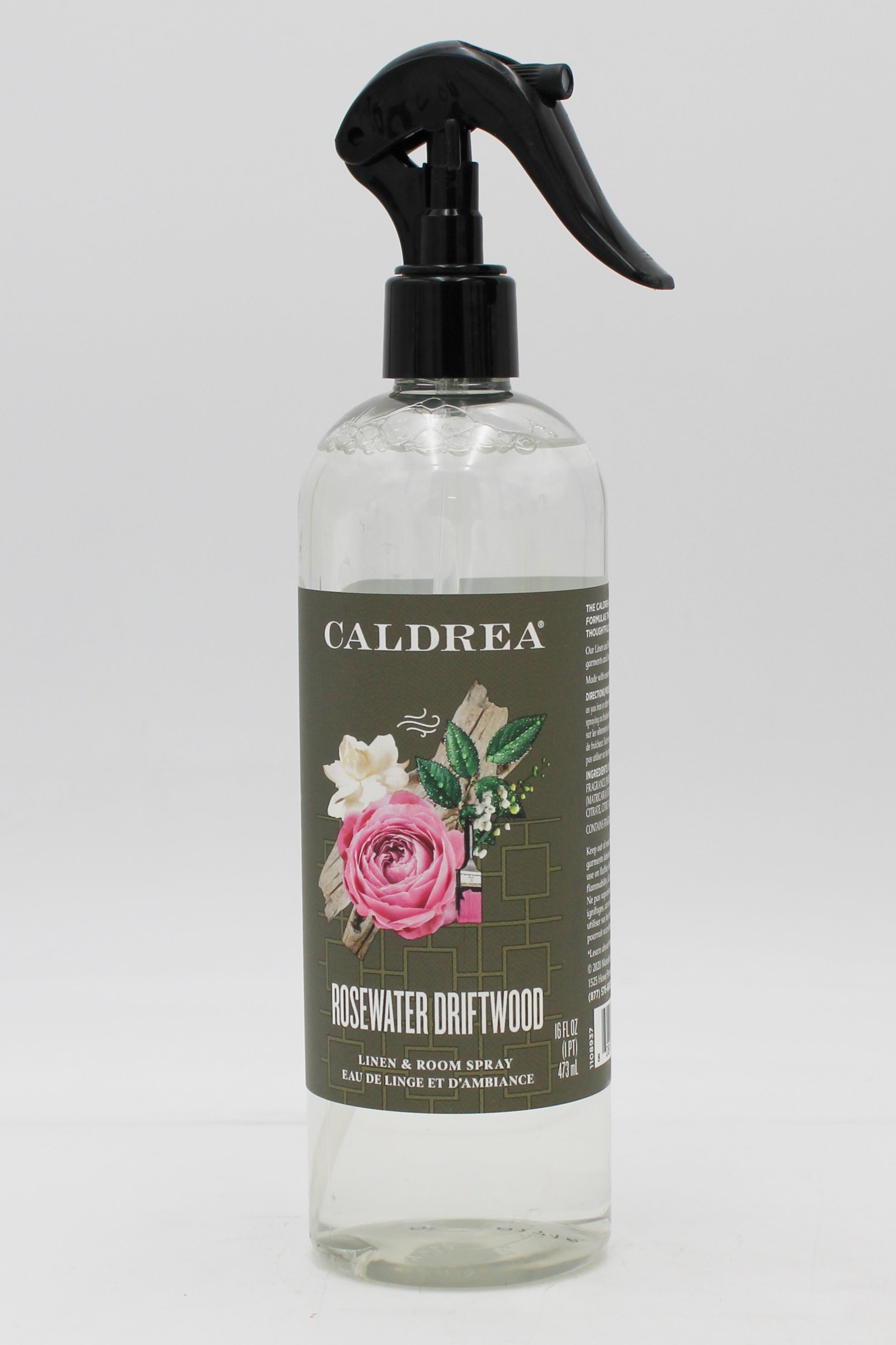 CALDREA LINEN & ROOM SPRAY ROSEWATER DRIFTWOOD 16oz
