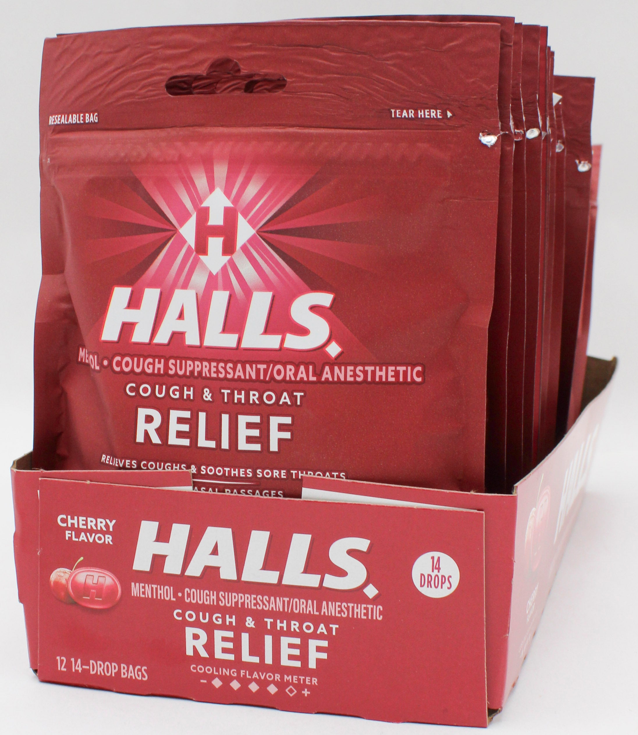 HALLS 14 PC CHERRY BAG BB    12/7/26