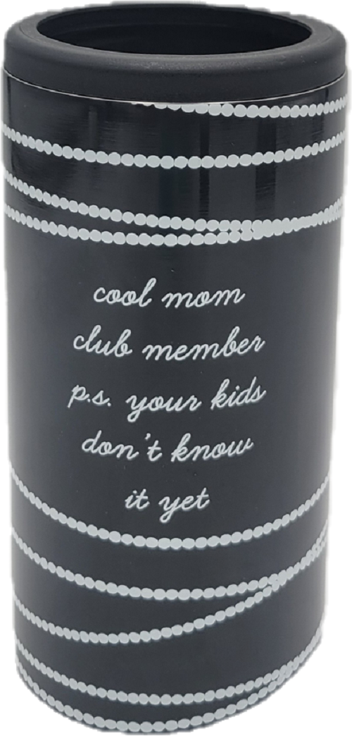 COOL MOMS STAINLESS STEEL SLIM CAN COOLER