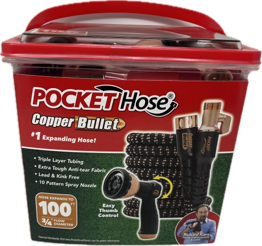 SP POCKET HOSE COPPER BULLET 100 FT NI