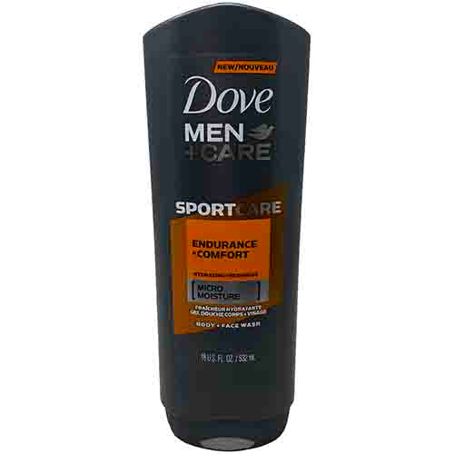 DOVE MEN BDY/FACE WASH 18oz-ENDRNCE