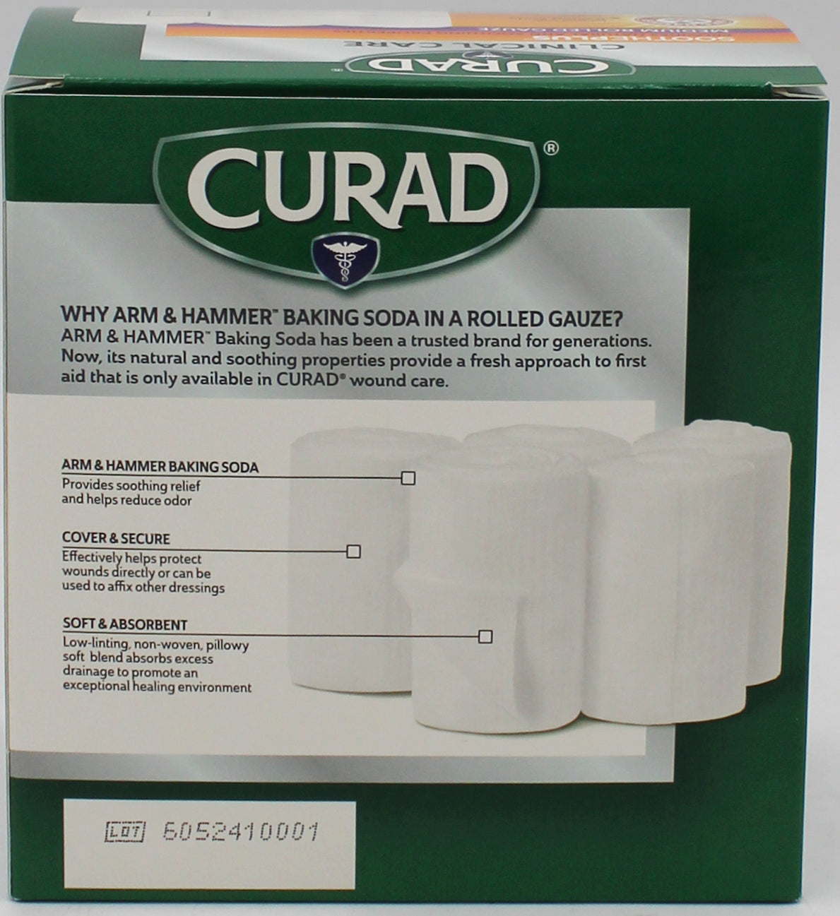 CURAD ROLLED GAUZE 3"x90" 5ct NI