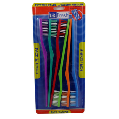 TOOTHBRUSH 6CT-SOFT/ASST DR.FRESH