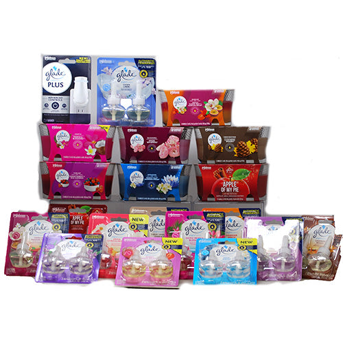 GLADE AIR FRESHENER DSPLY 261PC-ASST