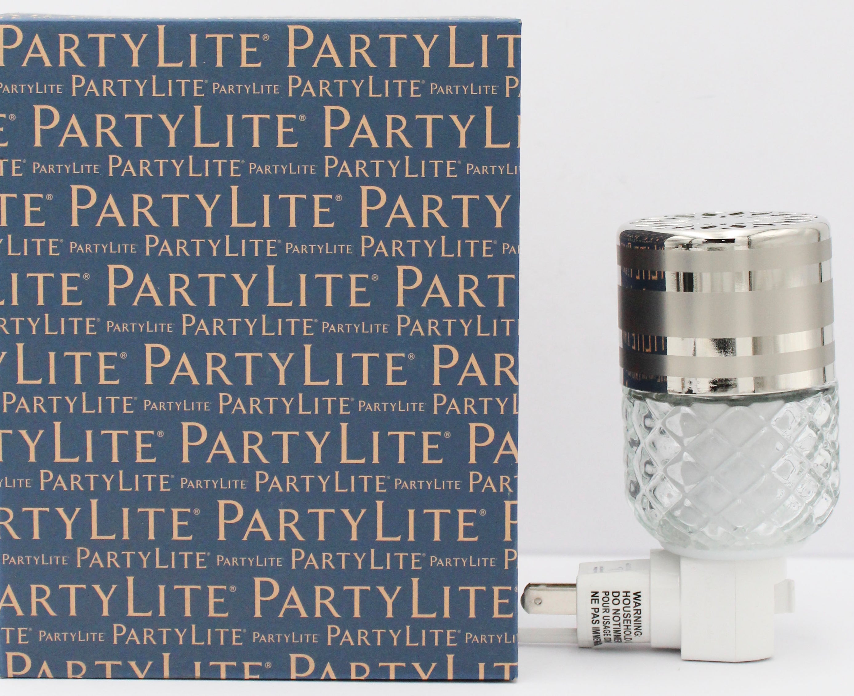 PARTYLITE SMARTBLENDS PLUG-IN - SILVER