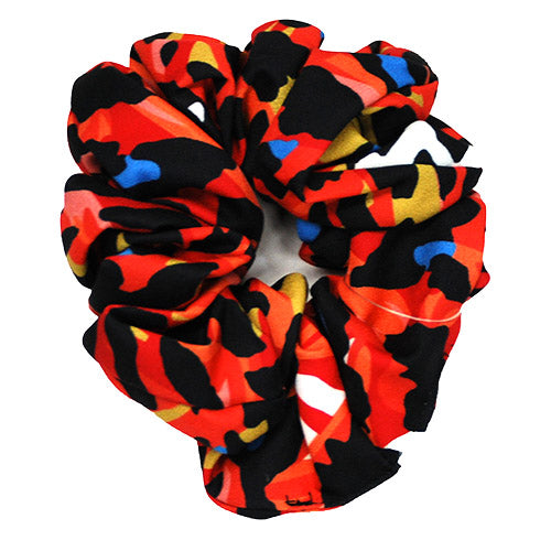 SCUNCI ORG SCRUNCHIE-CORAL/CAMO NI