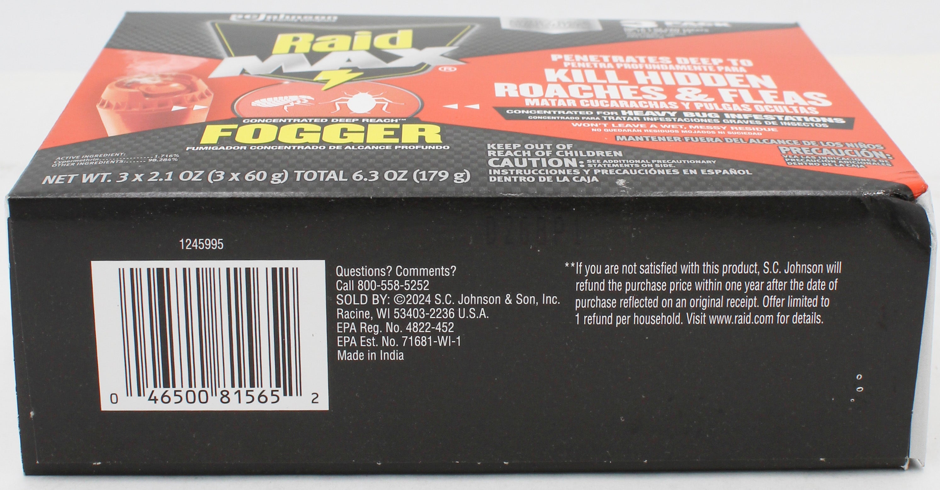 SP RAID MAX CONCENTRATED DEEP REACH FOGGER 3CT 2.1oz