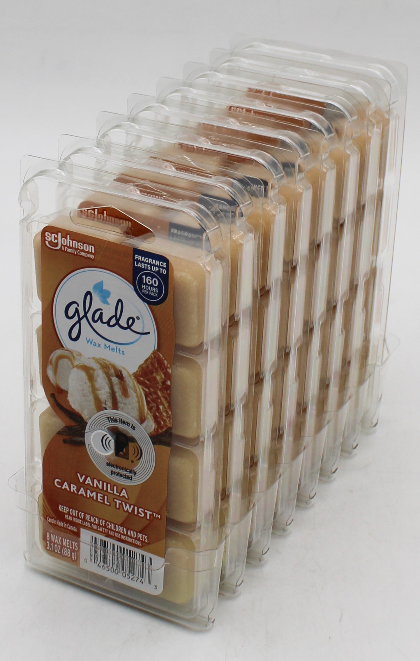 GLADE WAX MELTS VANILLA CARAMEL TWIST 3.1oz US