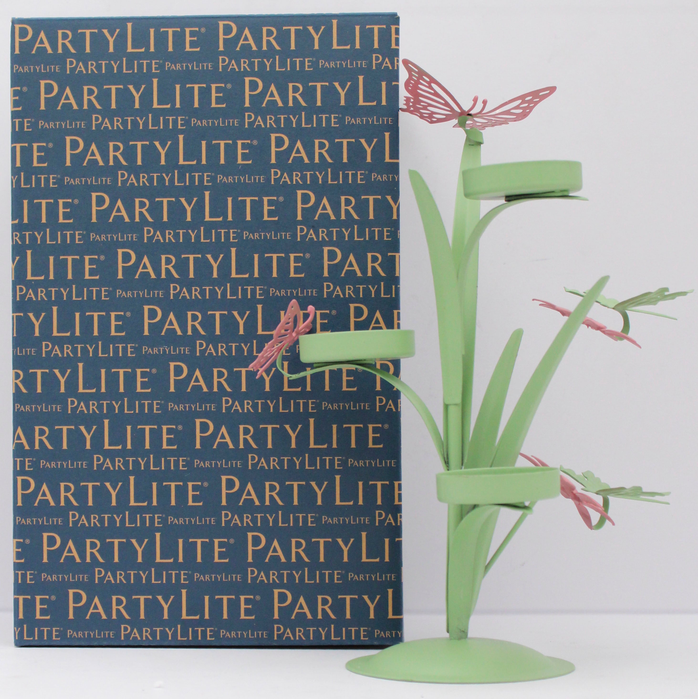 PARTYLITE GARDENSCAPE TEALIGHT TREE 5"W x 10"H