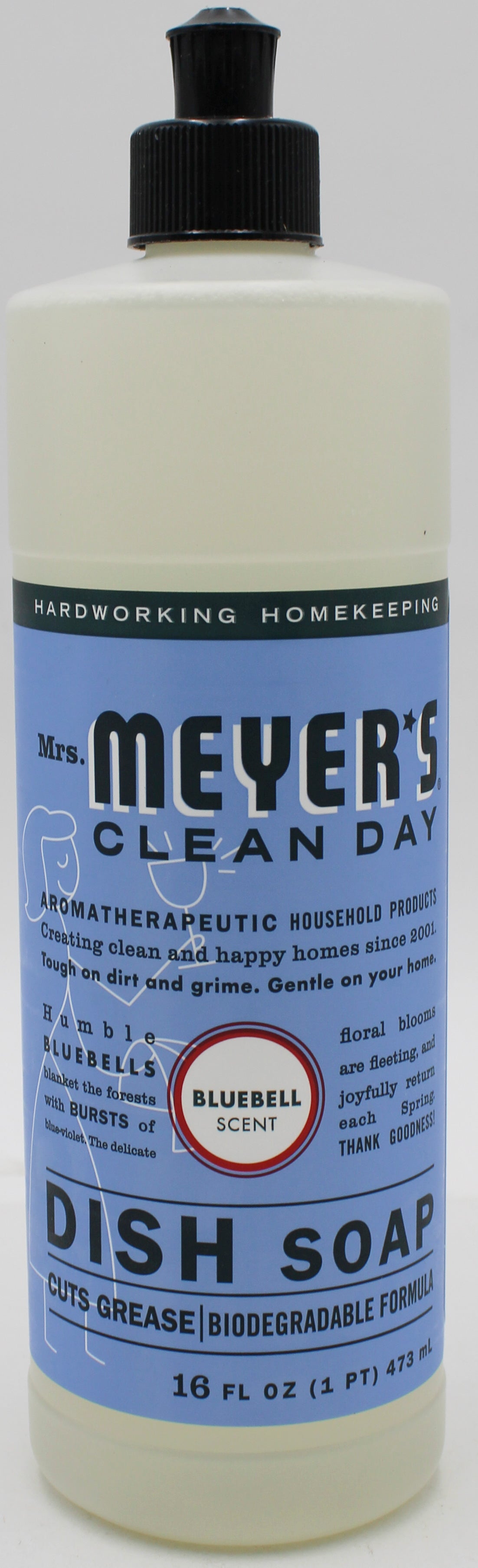 MRS MEYERS LIQUID DISH SOAP BLUEBELL 16oz US