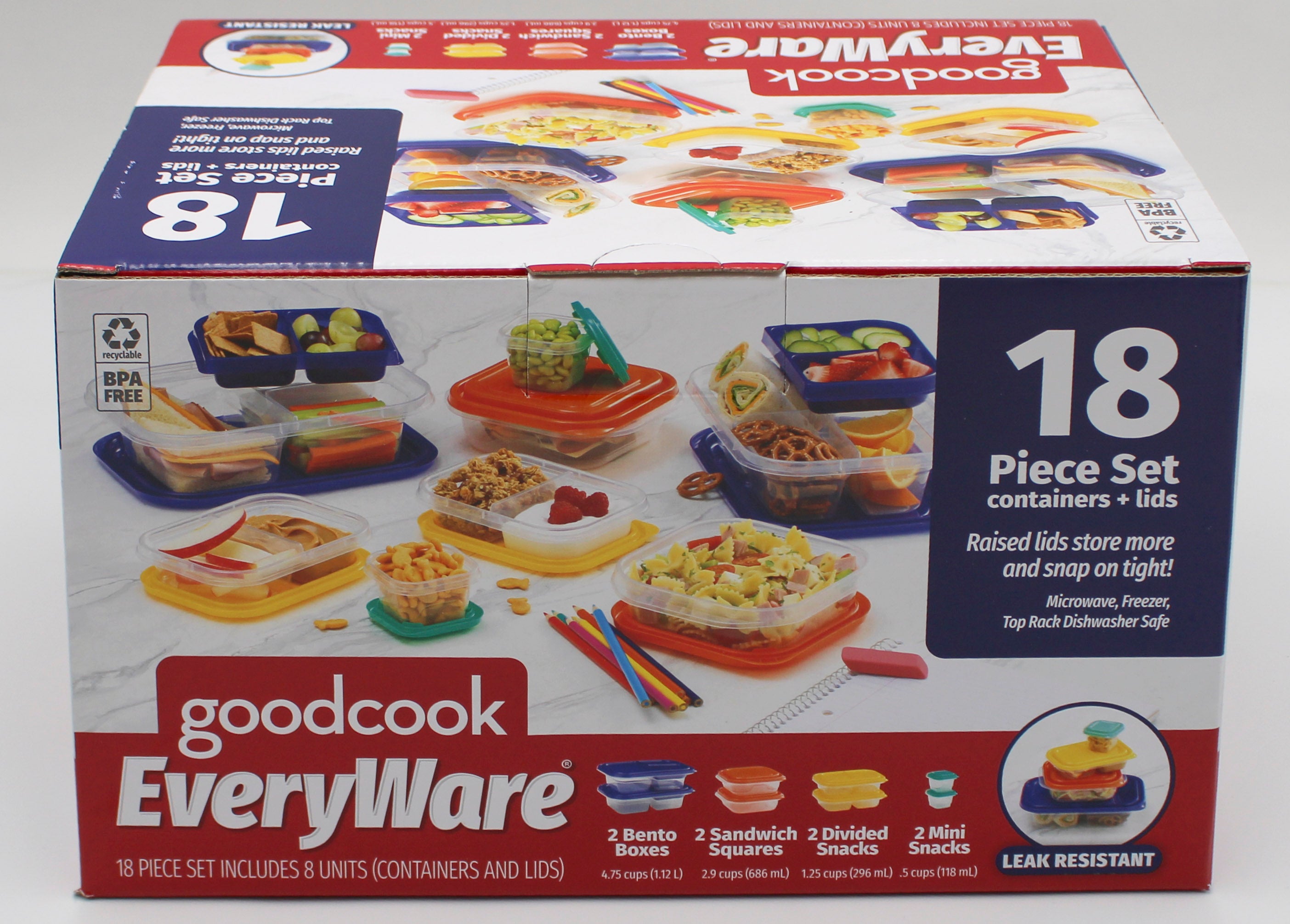 GOODCOOK EVERYWARE 18PC CONTAINER SET
