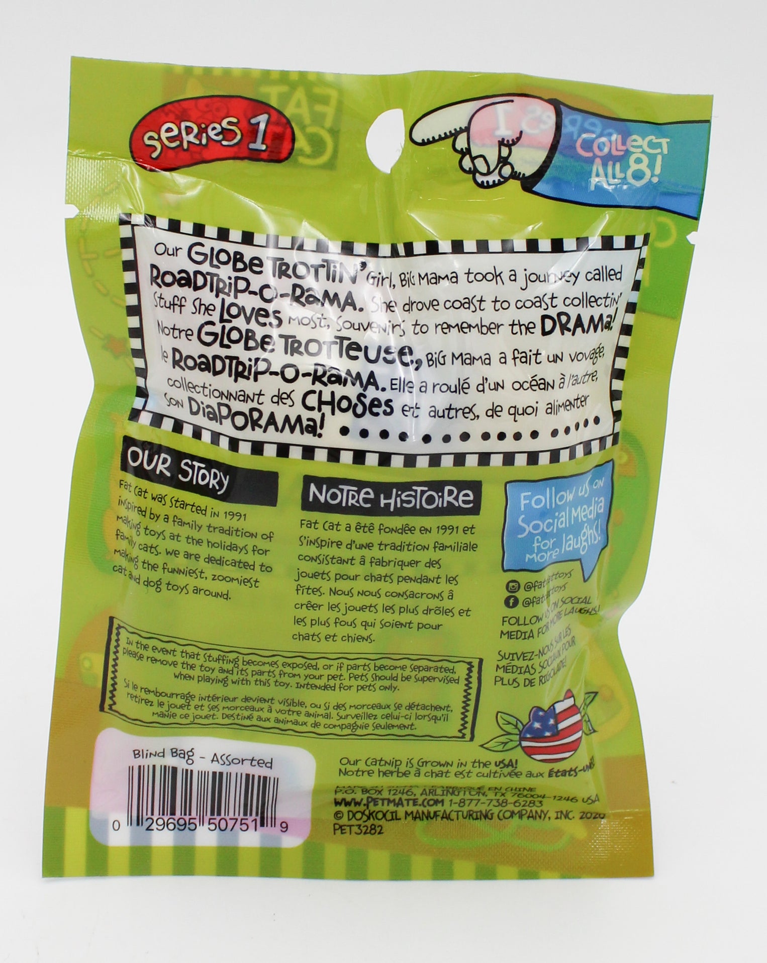 ROADTRIPORAMA CAT TOY BLIND BOX 18PC PDQ