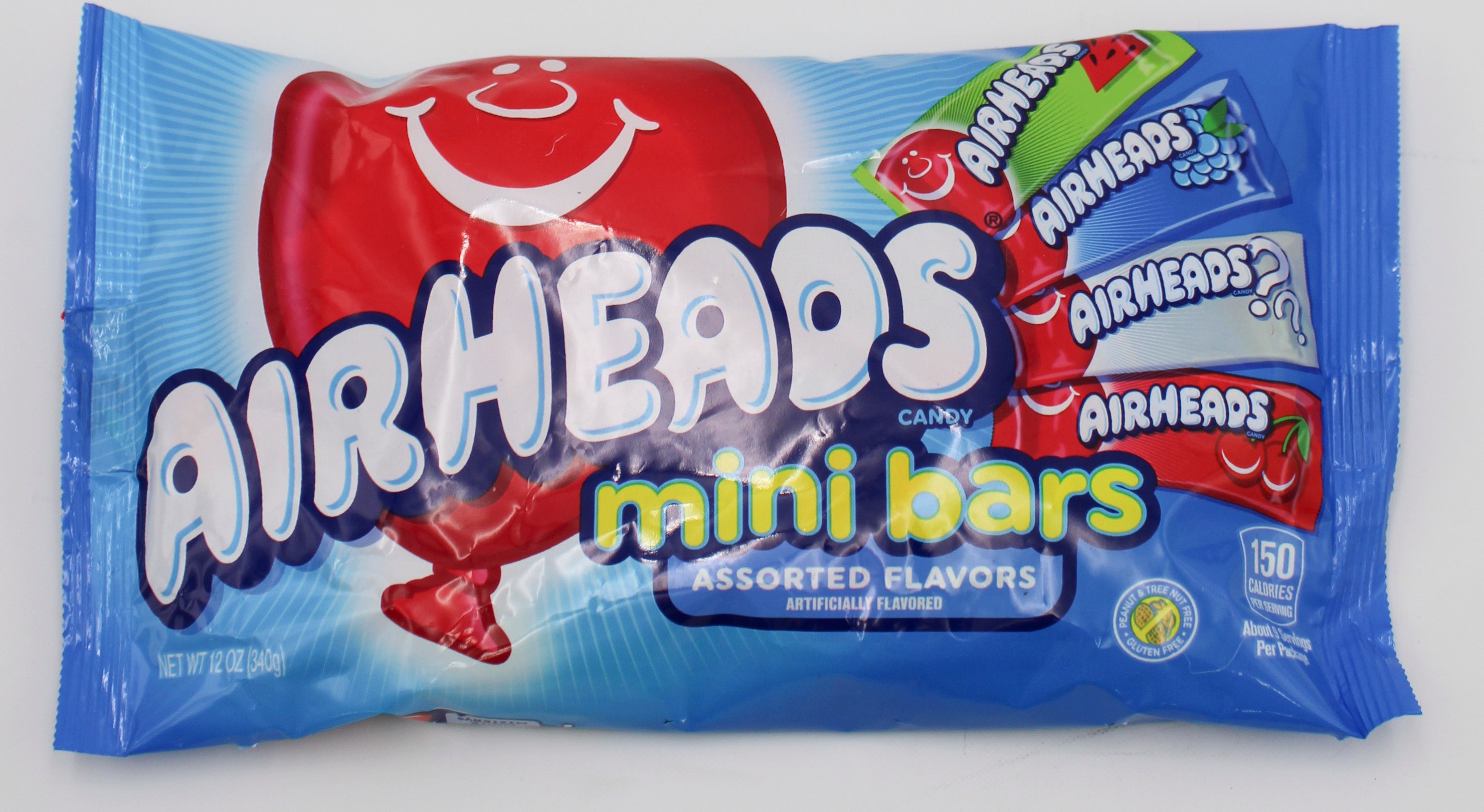 Airheads Mini Bars Assorted 12oz Laydown Bag – Bulk Candy