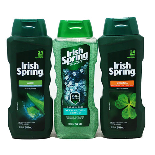 IRISH SPRING BODY WASH 18fl oz 30CT DISP NI