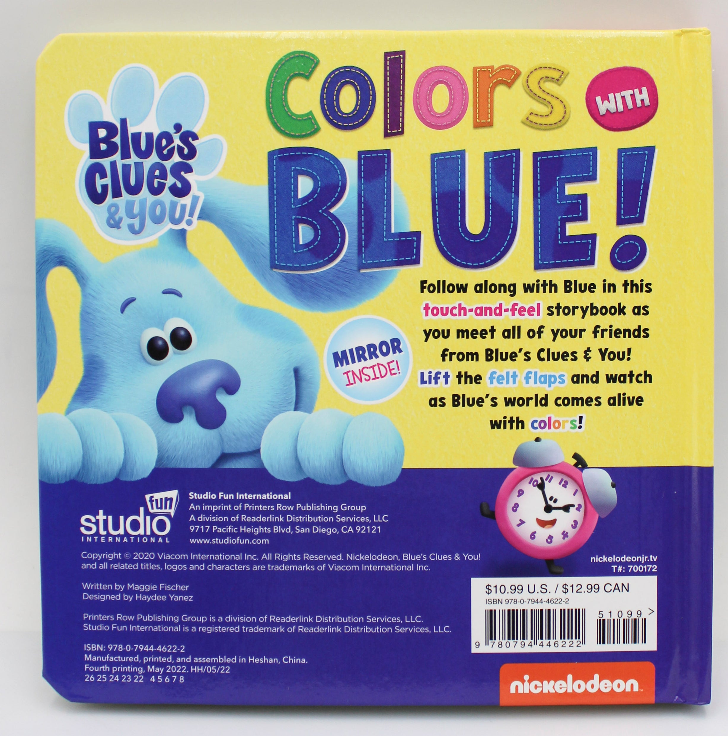 Blue's Clues Felt Flap Board Book 10pg Wholesale Bulk