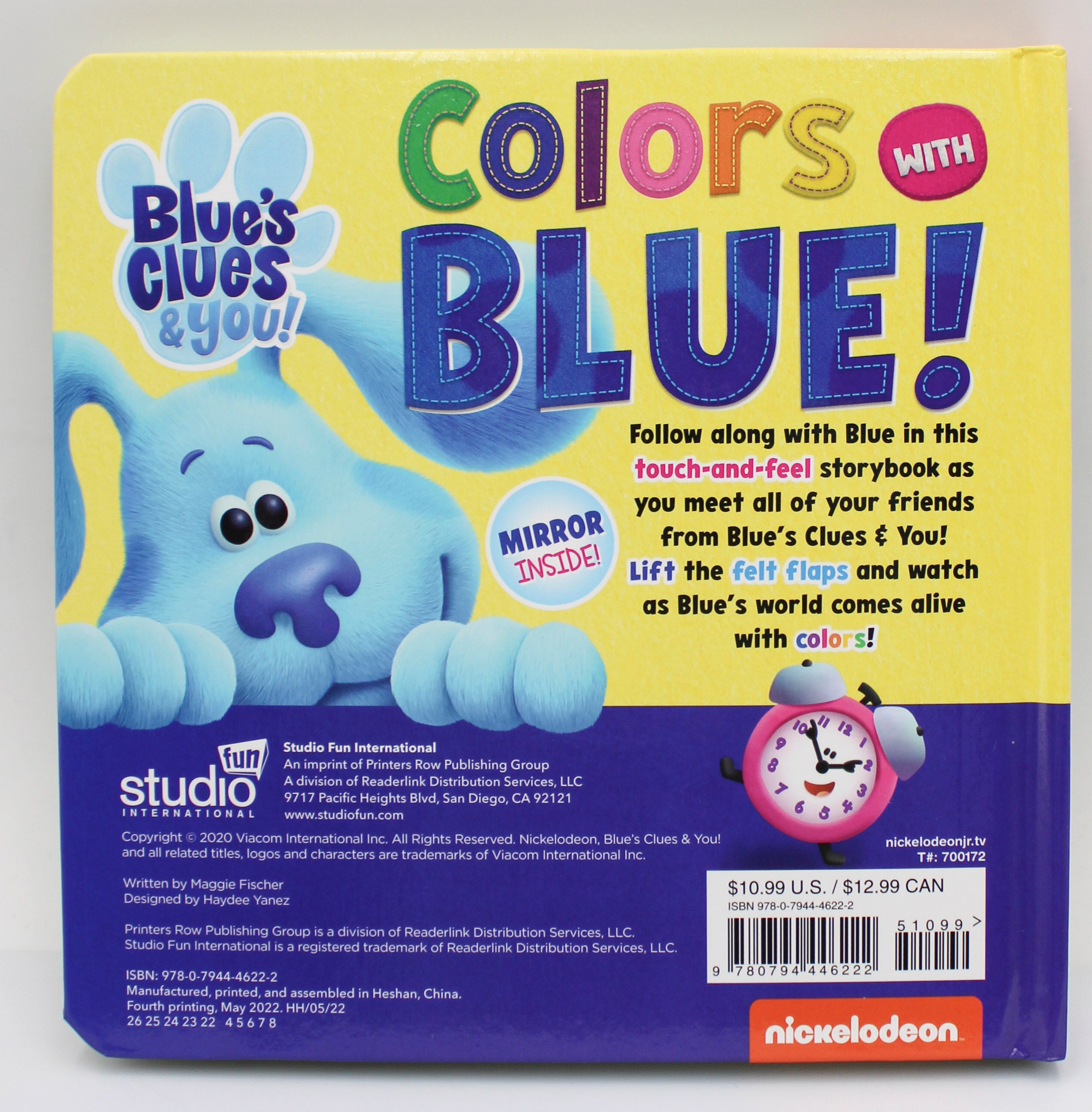 Blue's Clues Felt Flap Board Book 10pg Wholesale Bulk