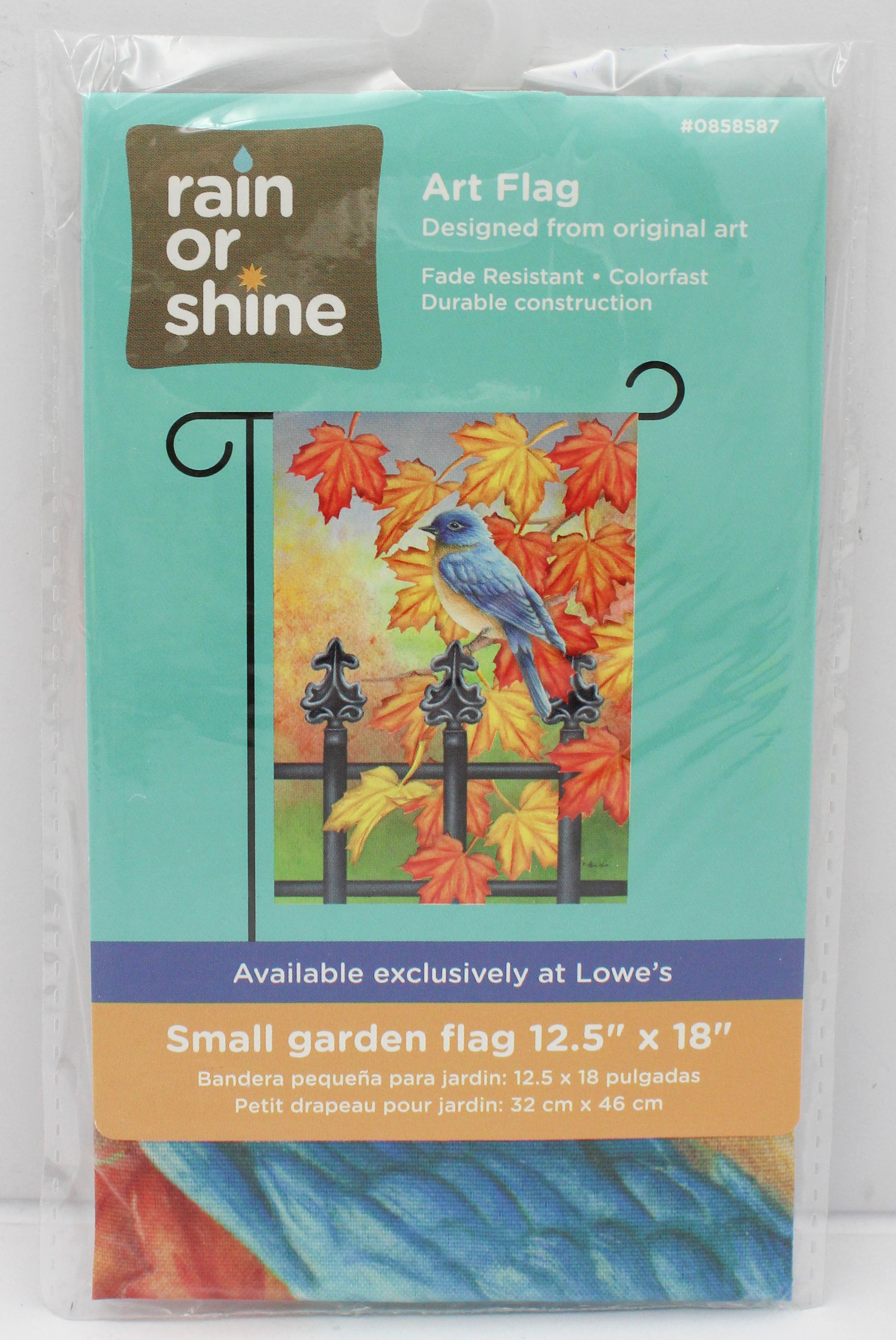 GARDEN FLAG - FALL BIRD 12.5in X 18in