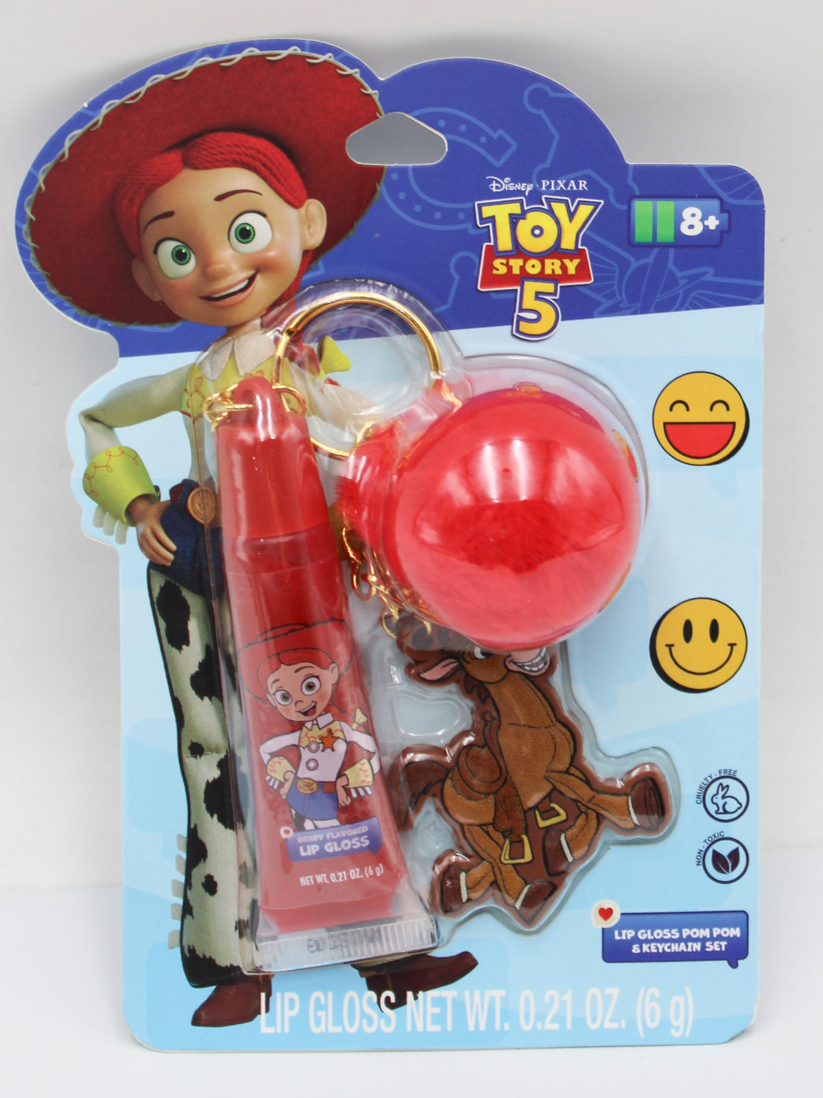 DISNEY TOY STORY 5 LIP GLOSS KEY CHAIN JESSIE NI
