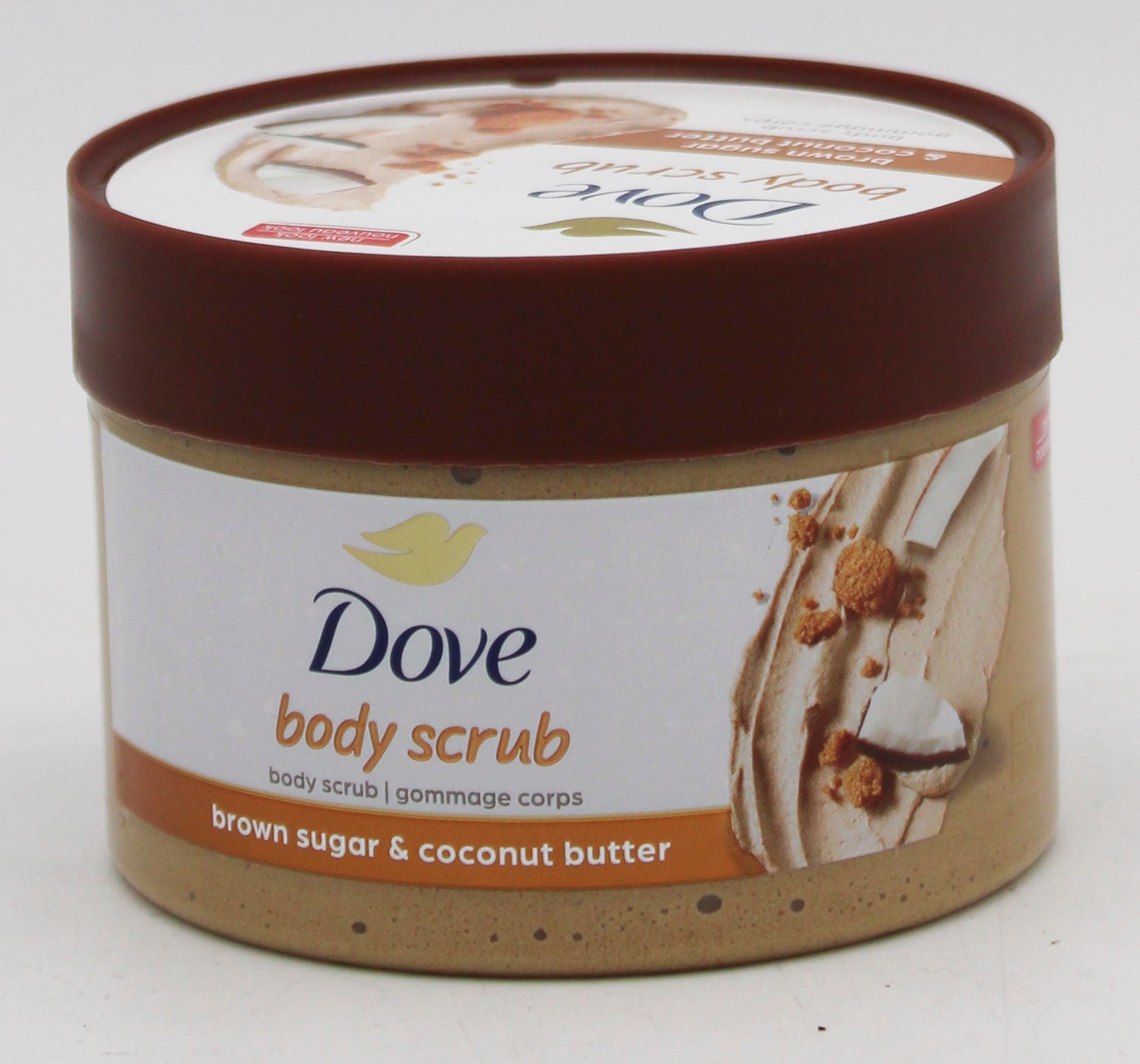 DOVE SCRUB BROWN SUGAR + COCONUT 10.5oz/298g