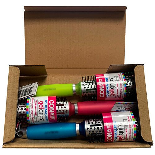 TOURMALINE GEL GRIP ROUND BRUSH-NI