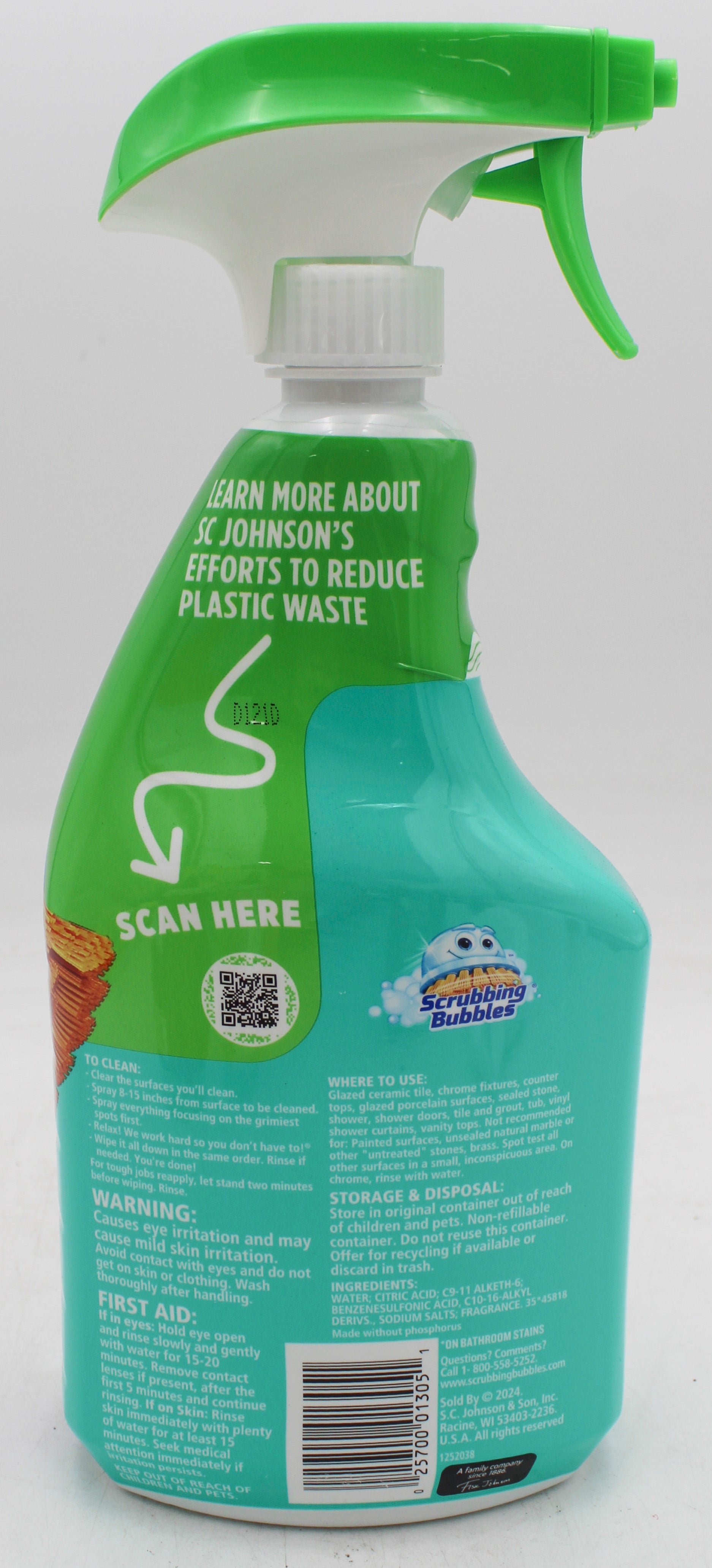 SP SCRUBBING BUBBLES 32oz MULTIPURPOSE FOAM